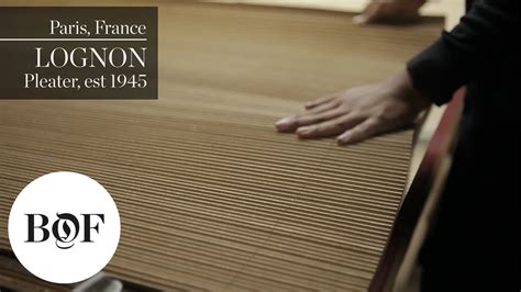 pleating video chanel|Inside Chanel's Subsidiary: Lognon the Pleater .